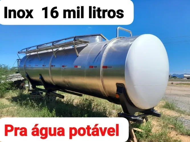 Tanque pipa inox  de 16 mil litros água potável pra caminhão  truk