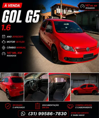 Volkswagen Gol Geração V 1.6 8V MI Total Flex Mec. 4P 2011