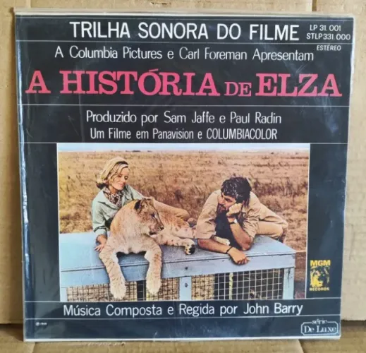 LP Trilha Sonora a História de Elza - 1967 - John Barry