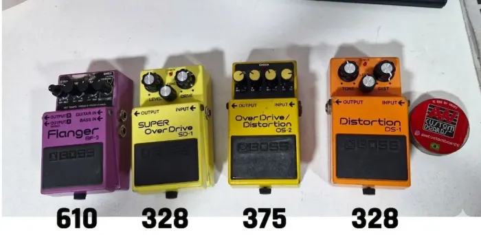 Pedais boss drive flanger Overdrive sd1 Ds1 bf2 os2