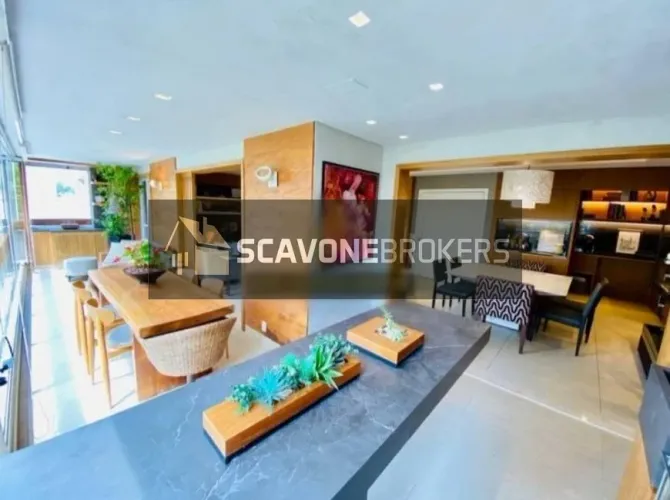 Apartamento para venda no Refúgio da Mata com 163m² com 3 suítes e linda vista - São Paulo