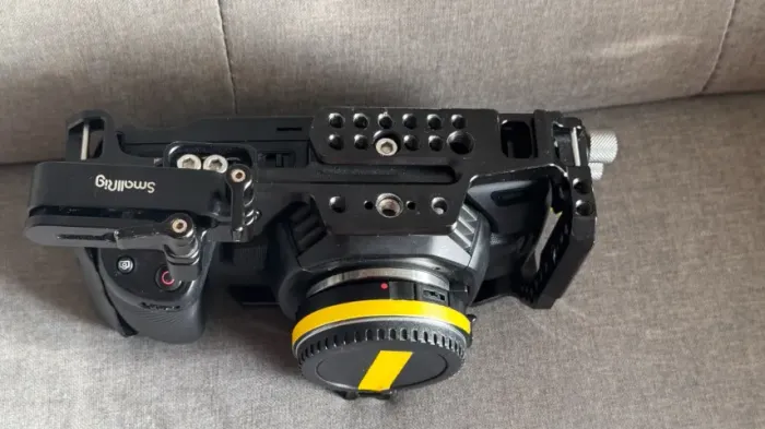 Blackmagic Pocket 4k + Conversor Speedbooster EF