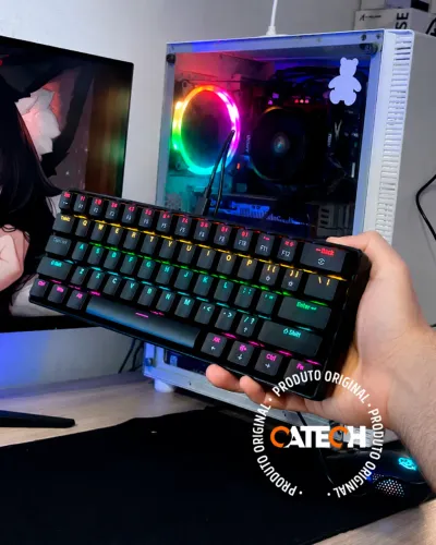 Promoção - Teclado Mecânico APAYADO K61 - Preto