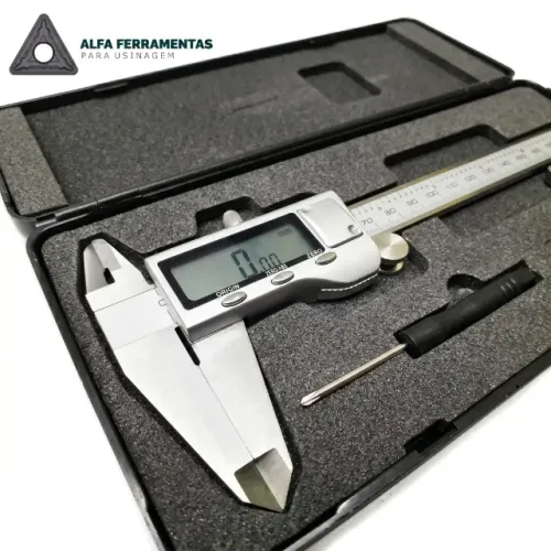 Paquímetro Digital 150mm EDA - Precisão Profissional | Alfa Ferramentas