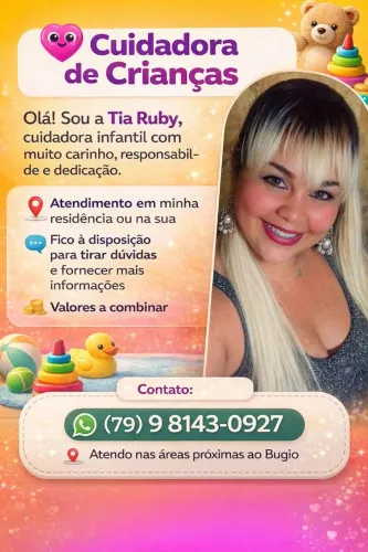 Cuidadora criança