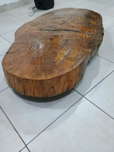 Mesa de centro rústica