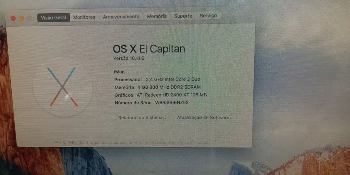 iMac 2009 20 polegadas
