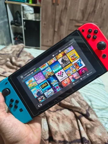 Nintendo Switch V2 desbloqueado lotado de jogos