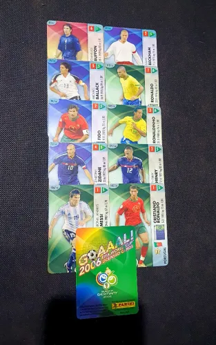 Cards Copa do Mundo 2006 Panini Goaaal - Coleção Completa (150 Cards) Album