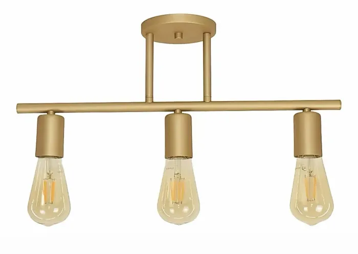 Luminaria spot dourada lustre