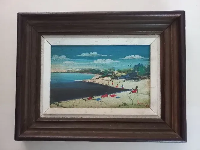 Pintura de Holmes Neves - Quadro em óleo sobre placa 