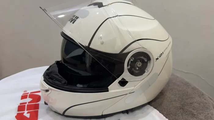 Capacete GIVI X.21 Artic Tam. 63 Branco local p/ Intercomunicador