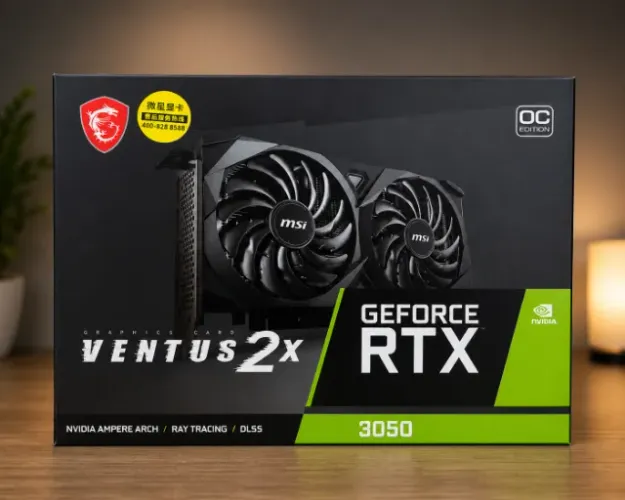 Placa de vídeo MSI GeForce RTX 3050 Ventus 2X OC 6GB GDDR6