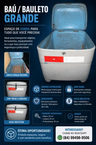 Baú de 90 L