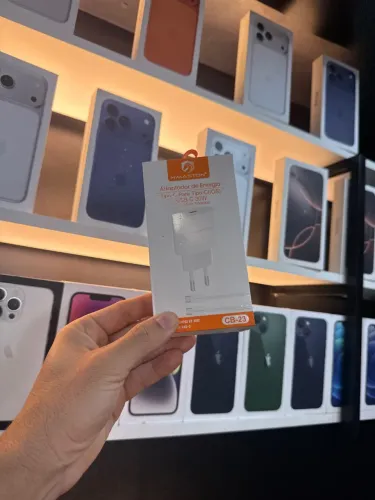 Carregador turbo para iPhone e Android