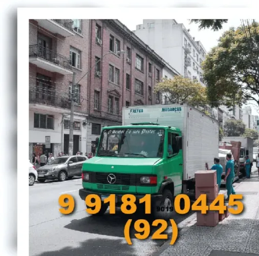 Frete bau com disponibilidade imediata hoje, quinta-feira. Eqp/Padrão