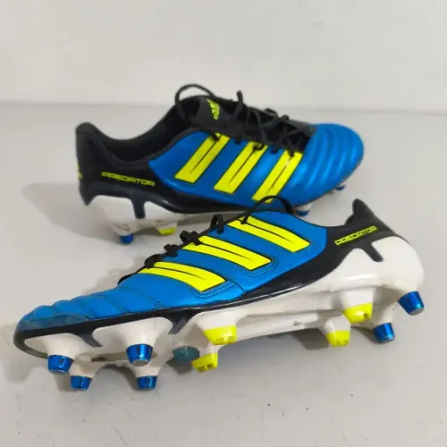 chuteira predator ADIPOWER SG couro canguru