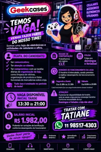 Vaga: Atendente De Loja : )