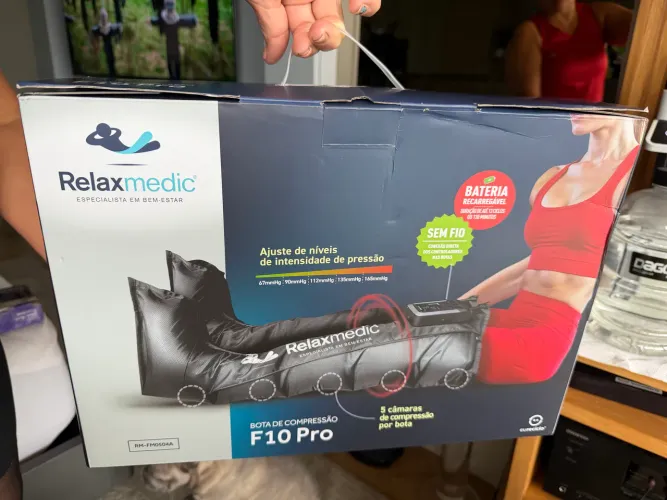 Bota de Compressão Relaxmedic F10 Pro - Nova Lacrada