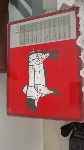 Tabua de vidro temática 