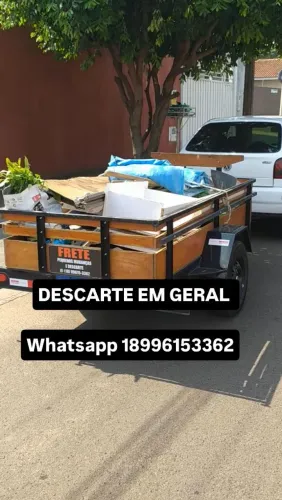 Descarte de móveis deteriorado em geral 