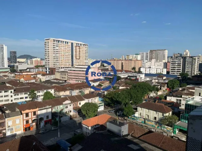 Conjunto Comercial à venda no Gonzaga (Santos) | 171m², 2 salas, 1 vaga