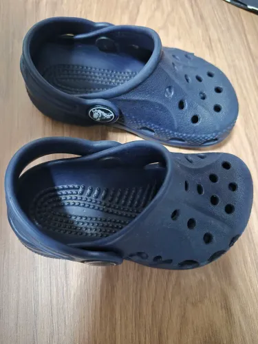 Crocs infantil original c4/5 azul marinho