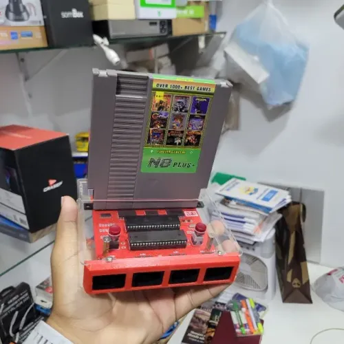 Console NES Clone + Cartucho Multijogos NES + 1000 Jogos