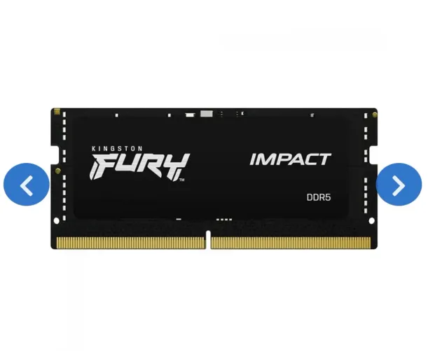 Memória 8GB notebook DDR5 4800mhz kingstone