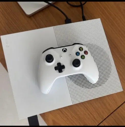 Xbox One S 1TB Branco + Caixa Original + Controle Original | 100% Testado e Higienizado