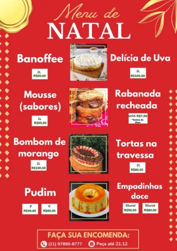 Sobremesas Natal