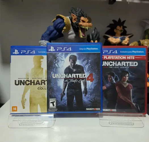 Coleção uncharted 4 ps4 midia fisica original 