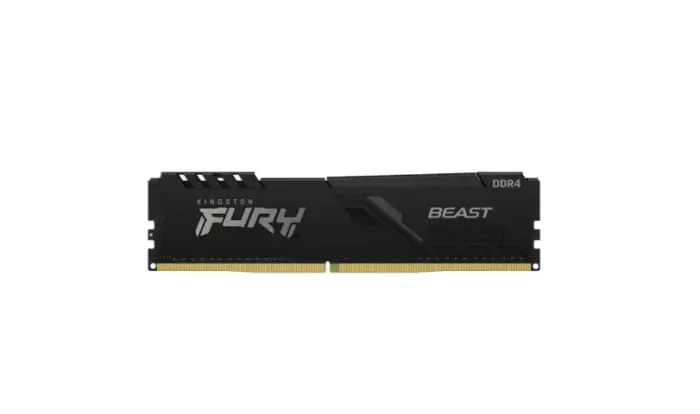 Memória RAM Kingston Fury Beast, 8GB, 3200MHz, DDR4, CL16, Preto - KF432C16BB/8