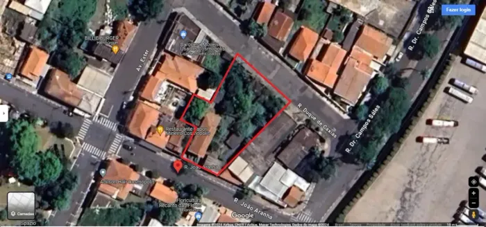 Área central em Cosmópolis-SP, com 1.349,59m². Valor reduzido.