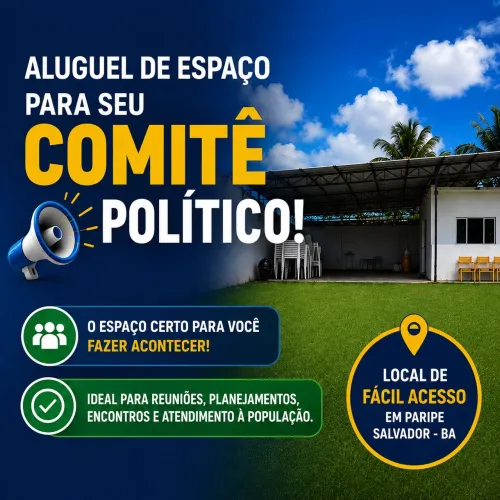 Espaço para eventos - Comitê político