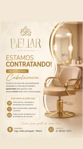 Salão contrata 