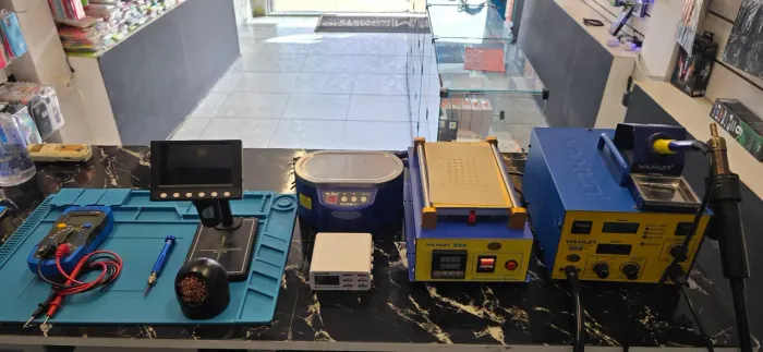 BANCA BANCADA COMPLETA PARA ASSISTÊNCIA DE CELULAR!