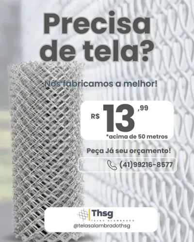 Promoção Tela de Alambrado