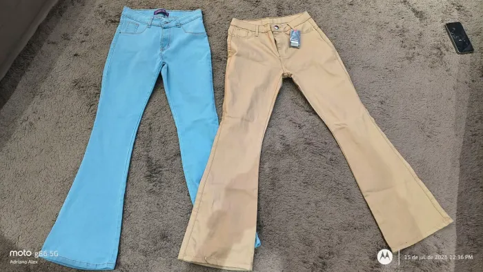 Calça feminina sem uso