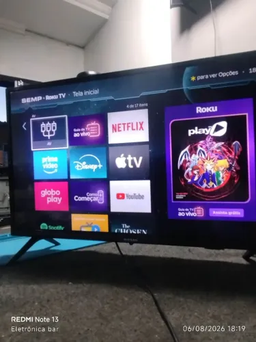 Tv Roku sem tcl 32 polegadas