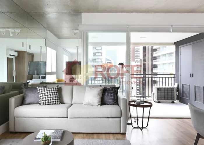 Apartamento mobiliado com 64m2 | 1 quarto | 1 vaga | Próximo ao metrô e eixo corporativo