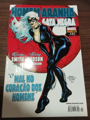HQ Homem-Aranha e Gata Negra 3 revistas