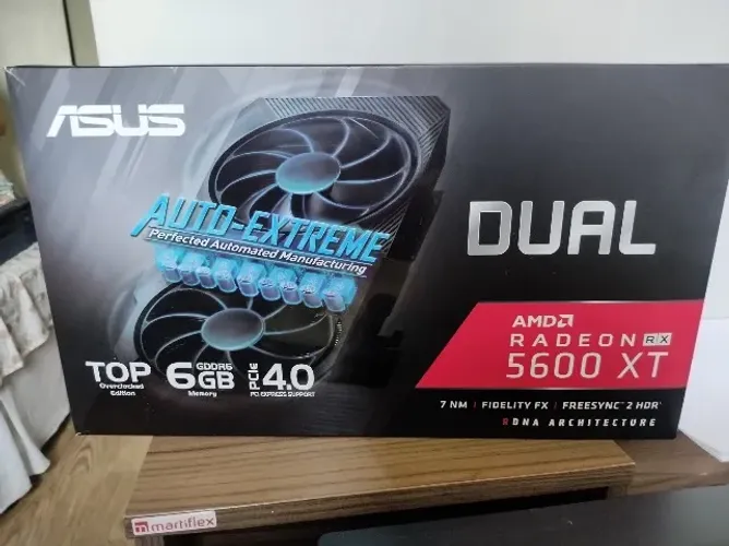 RX 5600 XT ASUS DUAL COM CAIXA