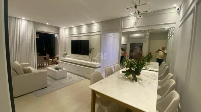 APARTAMENTO MOBILIADO À VENDA NO RESIDENCIAL VILLENEUVE - SWISS PARK - CAMPINAS