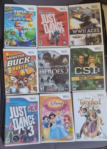 Jogos wii originais