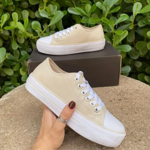 Tênis feminino Casual plataforma forma grande 36 serve 37