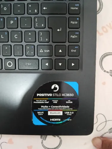 Notebook Positivo retirada de peças