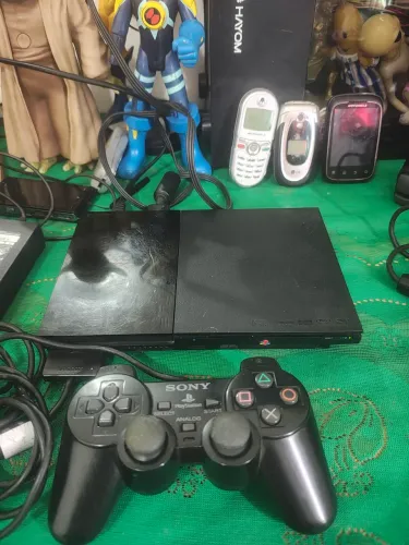 PS2 Slim Destravado completo leitor 100%