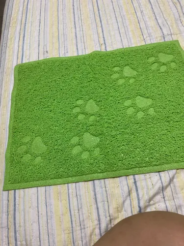 Tapete antiderrapante para comedouro e bebedouro pra cachorros