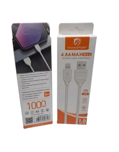 Cabo Carregador para iPhone Lightning H'Maston 1m